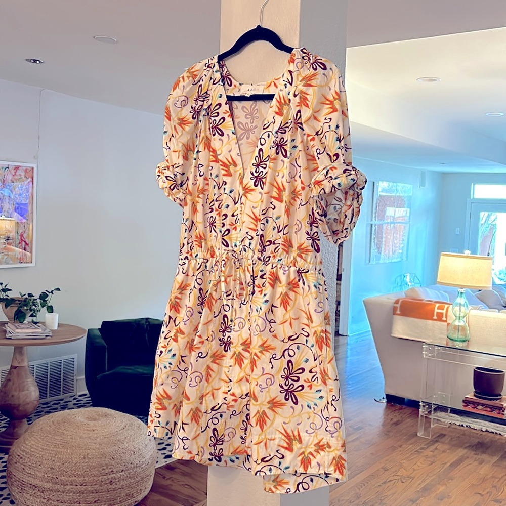 ALC Puff Sleeve Dress Sz 12